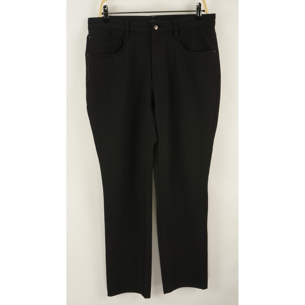 FootJoy Performance 5 Pocket Pants Men's 33 x 32 Stretch‎ Woven Black Straight